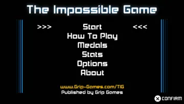 The Impossible Game (EU) screen shot title